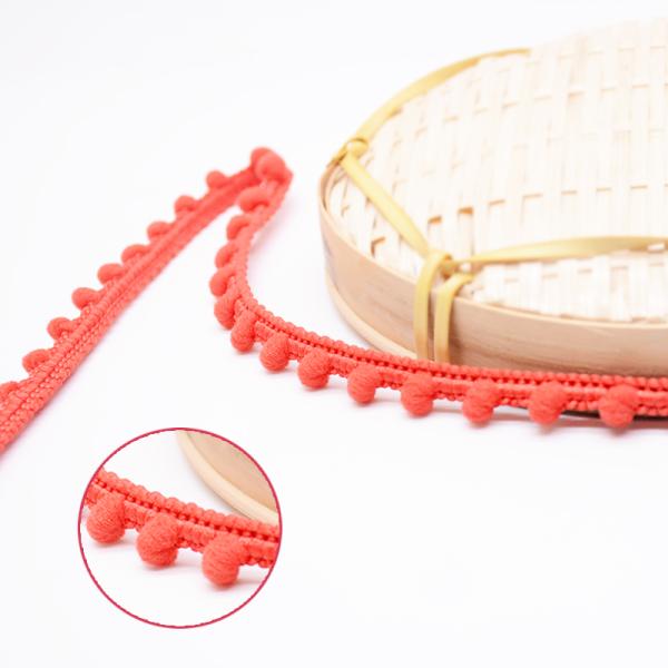 Tassel отделки Pom Pom полиэстера 1.5cm простой для одежды сумки