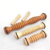 Retour du corps Roller de pied en bois, Massage des pieds pour la fasciite plantaire, soulagement du stress, relaxation