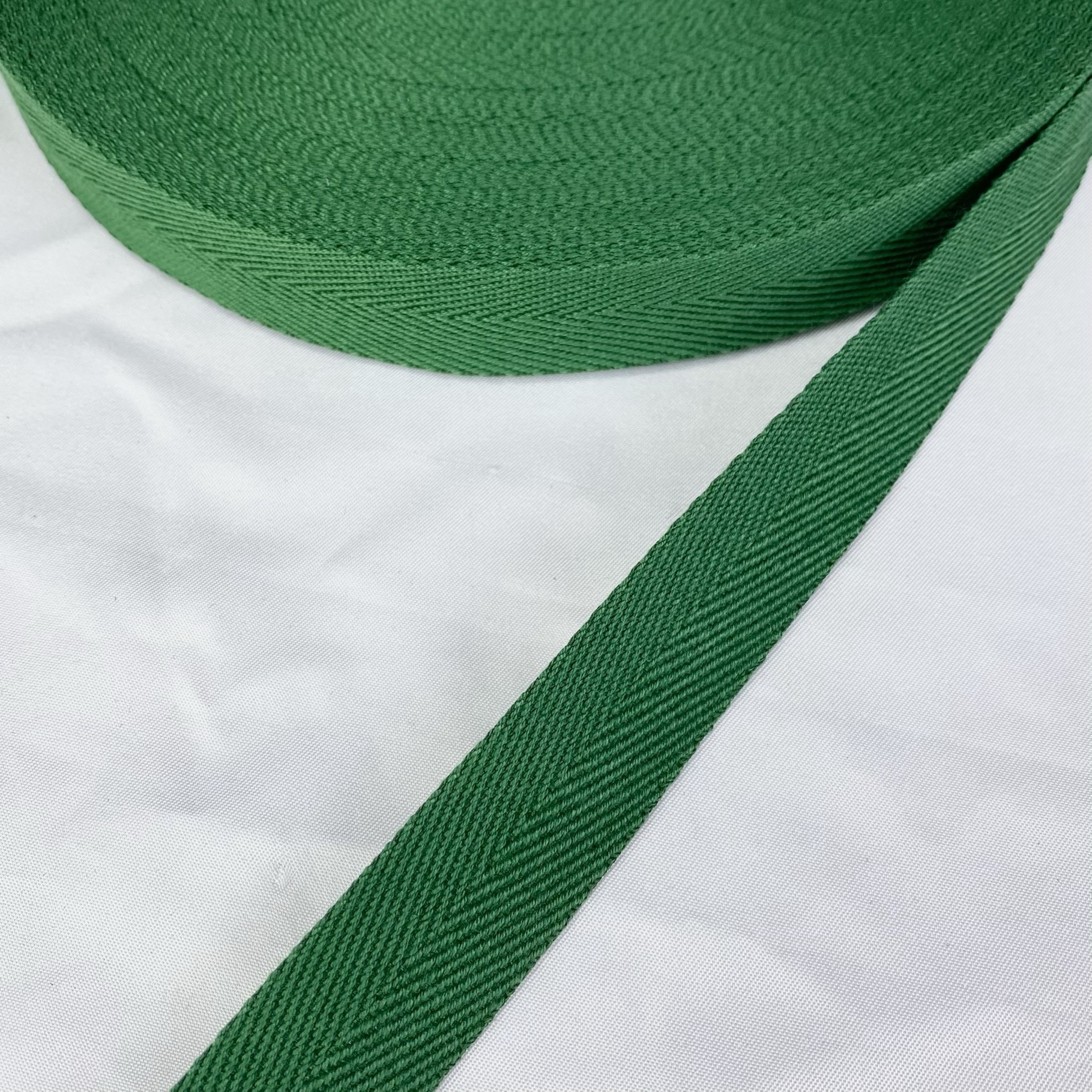 Herringbone polyester-cotton webbing Various colors Backpack strap Belt Handbag strap
