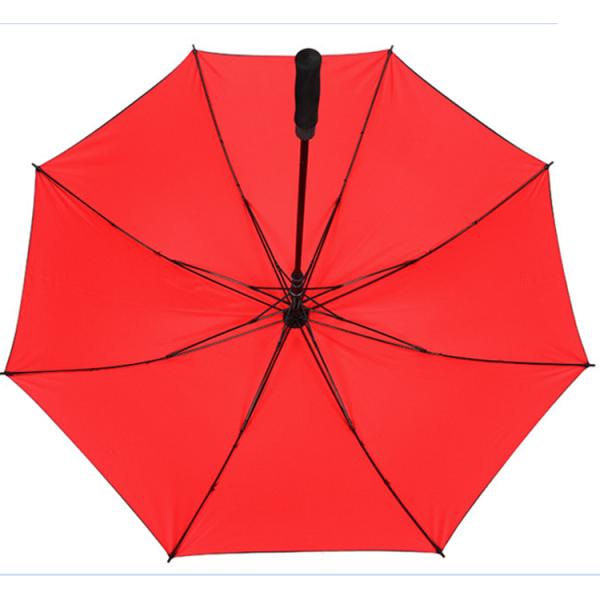 Personalized Customized Golf Umbrella Windproof Auto Open Extra Long Paraguas 190T Ponegee Fabric