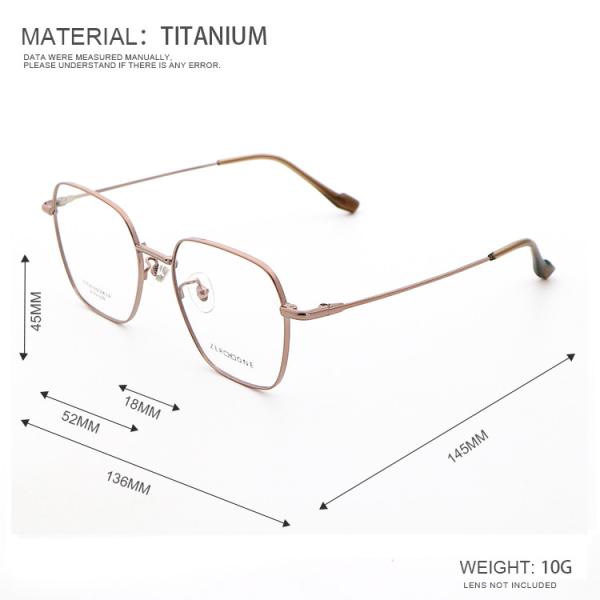 Óculos de Titânio Beta Vintage de Alta Elasticidade