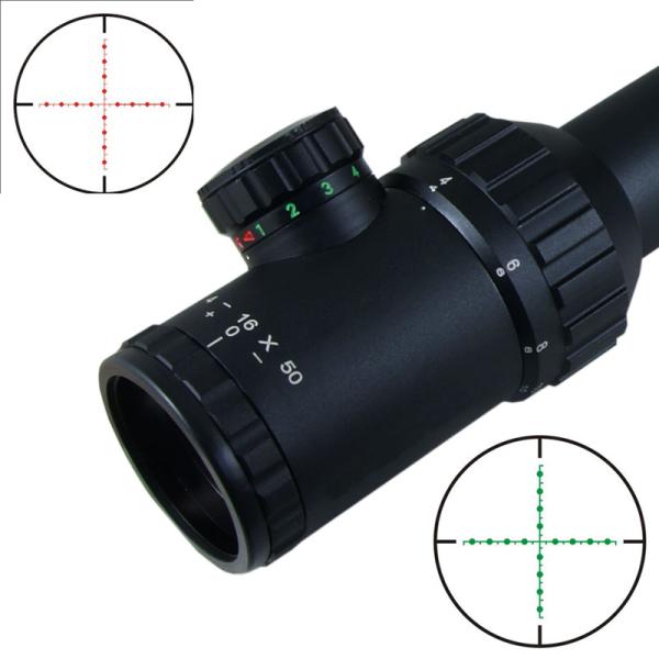 Infrared Sight 16x50mm Hunting Rifle Scope 1.18in Tube Dia