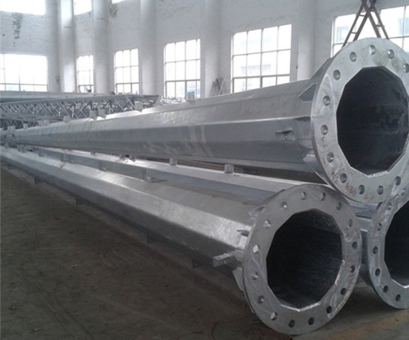 Dodecagonal горячее гальванизированное погружение вело высокую толщину высоты 5mm светлого Поляка 15m рангоута