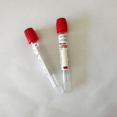 Customized Vacuum Blood Test Tube High Purity  Emergency Testing Clot Activator Tube