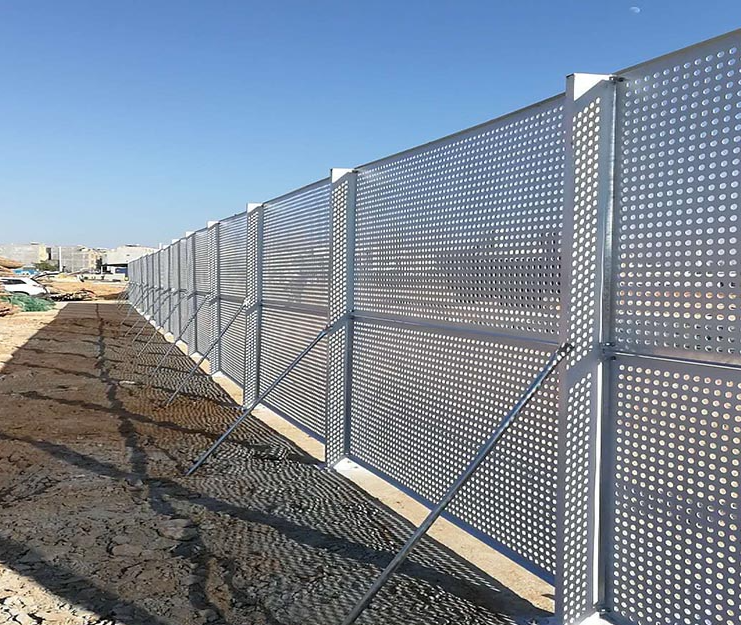 Workshop Isolation Sheet Warehouse Fence Punching Plate Perforated Metal Fence