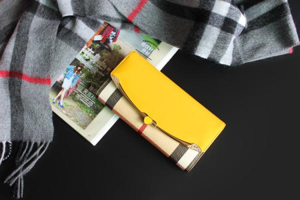 Ms. leather wallet plaid wallet new European and American fashion patent leather wallet long section of high-capacity