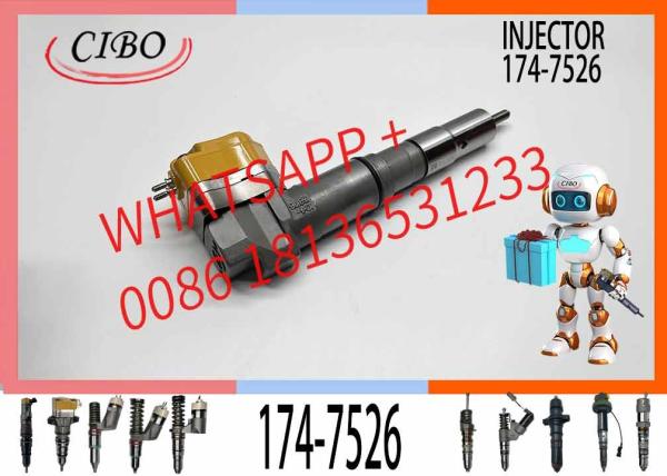 Novo injetor de combustível 3412E 174-7526 para motores diesel  3412E 232-1183 para oficinas de reparação de máquinas232-1171 232-1173 198-6