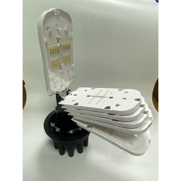 24-144 Cores Heat Shrink Dome Fiber Optic Splice Closure 1 Oval 8ports IP68 For Pole Duct