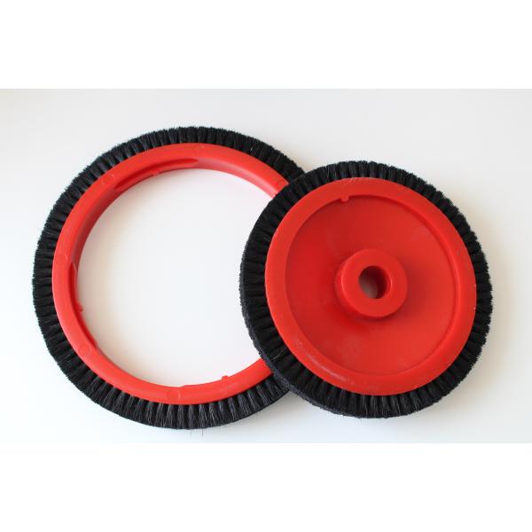 Parties de la machine de stenter Monforts Machine de finition petite brosse roue 26/22mm Dia interne Brille noire