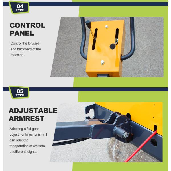 New Small Hand Roller Compactor Vibratory Road Roller Walk Behind Road Roller