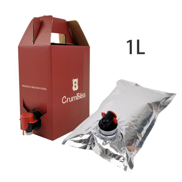 1L-10L Bolsa de embalaje de bebidas asépticas en la caja Sello térmico Bolsa de aluminio de vino y jugo con grifo Vitop para agua mineral