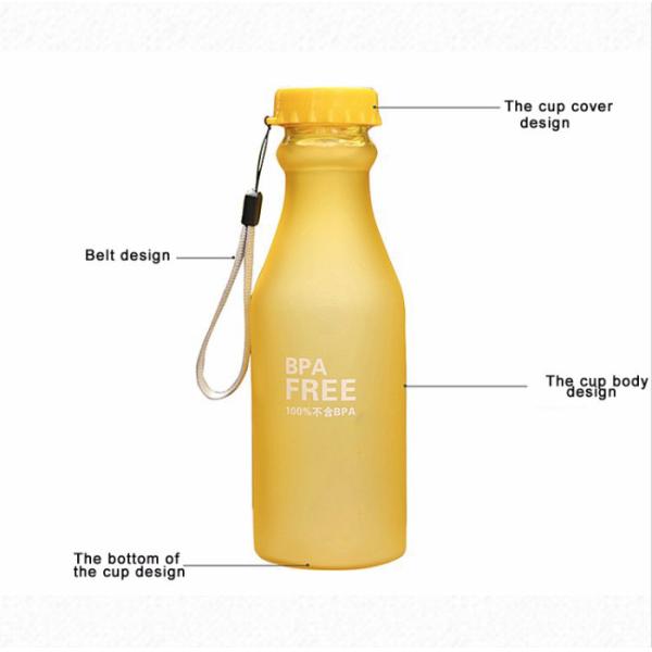 Пластиковая бутылка 500ML кокса склянки холодной воды вычуры BPA свободная Tritan