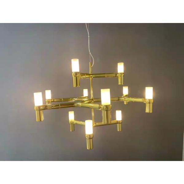Large  LED Chandelier Luxury Living Room Hanging Light