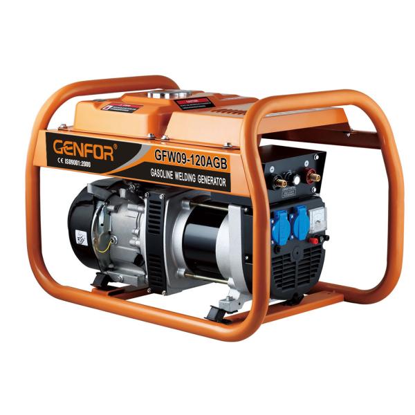 Big Fuel Tank Gasoline Welder Generator 2.5KW Rated Power Easy To Move