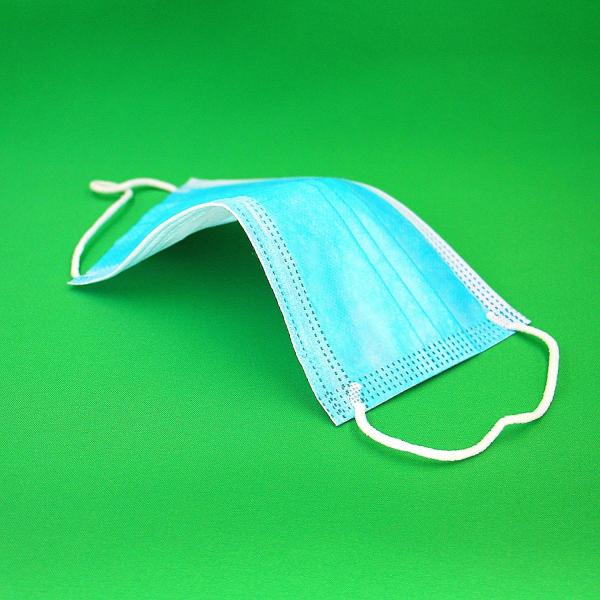 3-layer Protection Disposable Face Mask with Bacterial Filtration Efficiency Over Greater Than 99%