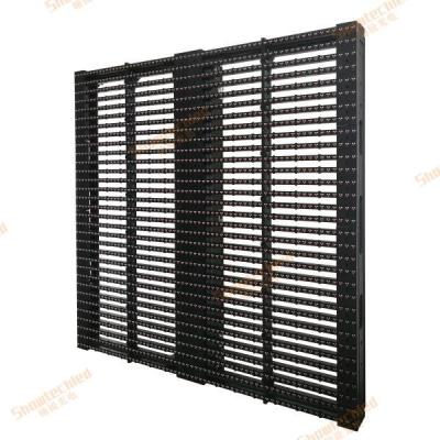 Cor P15.625 do diodo emissor de luz Mesh Screen Ultra Light Full da fachada dos meios da exposição