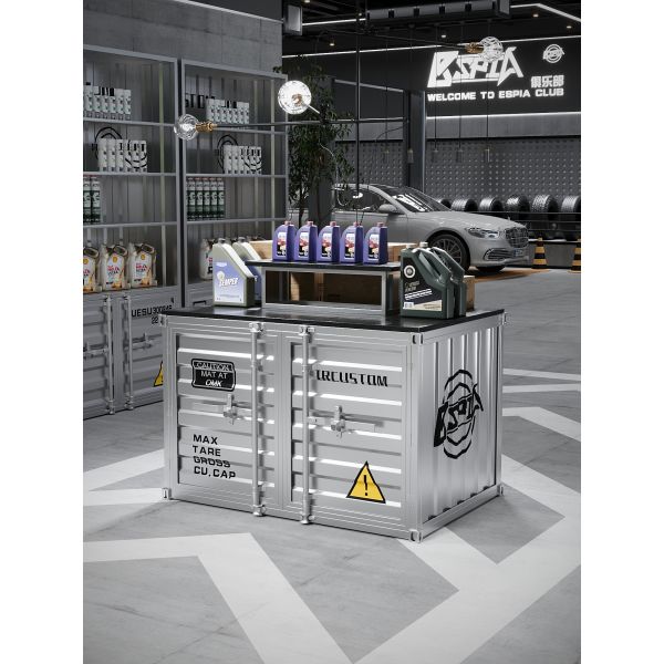 Wholesale Solid Wood Top Bar Counter with Wrought Iron Frame for Outdoor Bistro Bar