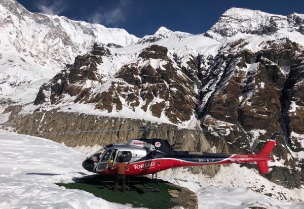 6 Day'S Annapurna Base Camp Helicopter Tour Annapurna Helicopter Trek