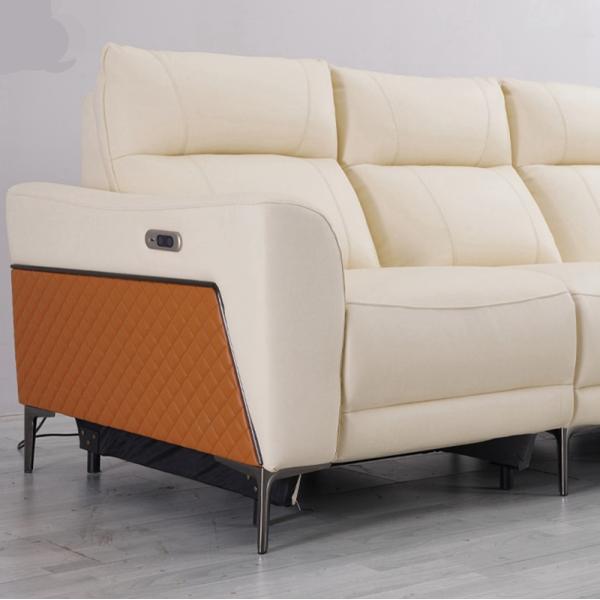 BN Furniture Leather Functional Sofa Minimalist Living Room Electric Function Recliner Chair Sofa Electric Recliner Sofa