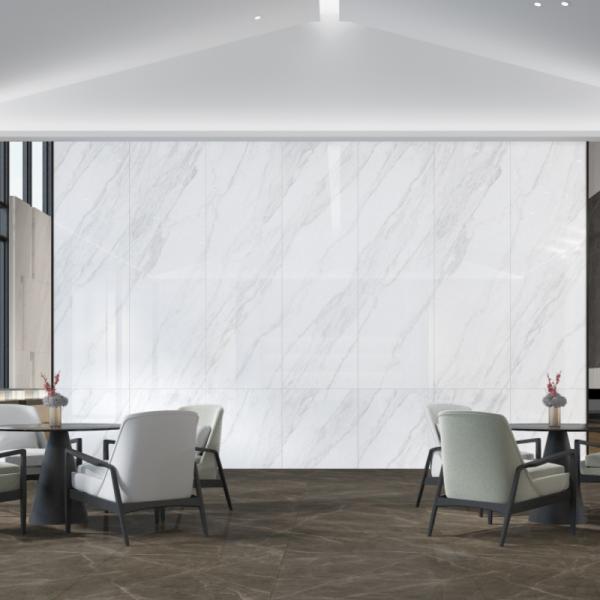 Modern Simple Style Indoor Porcelain Tiles with 4 Patterns and Glossy/Matte Finish in 800x2600mm Size