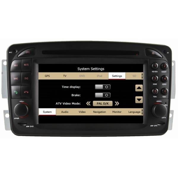 Mercedes benz CLK-C208 W208 car dvd player with steering wheel control iPod RDS OCB-8802