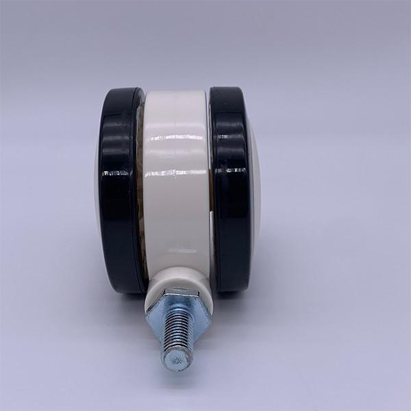 3 Inch Medical Trolley Caster Wheels Swivel Screw For Hospital Bed