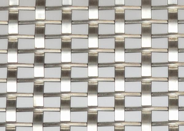 Natural Colour Weave Architectural Metal Mesh For Decorative Wire Mesh Panel