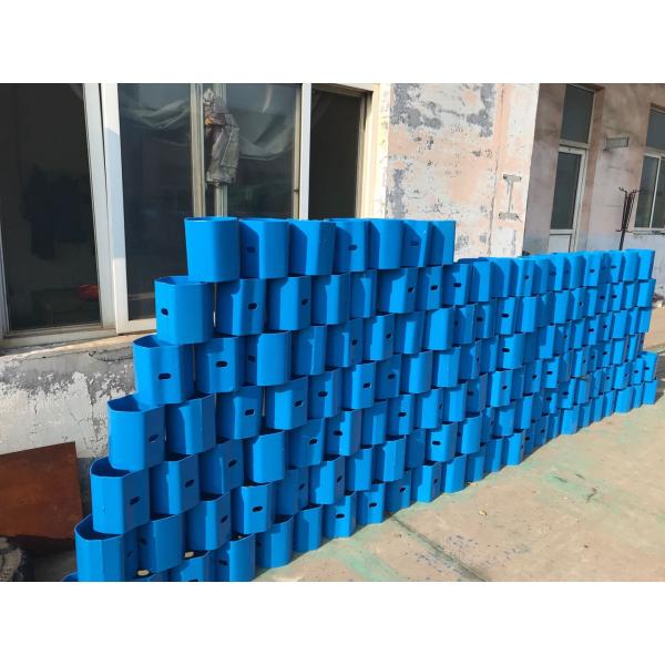 Внешняя безопасность W-beam Thermal Spray Highway Guardrail Bracket с W-beam дизайном