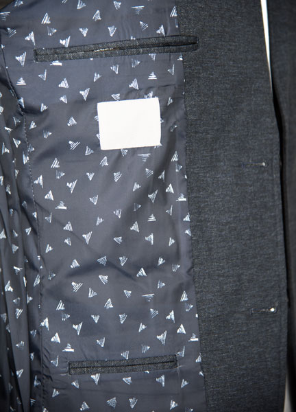 Fashion Mens Grey Tailored Suits 2 Piece Slim Fit Busniess Clothes Type