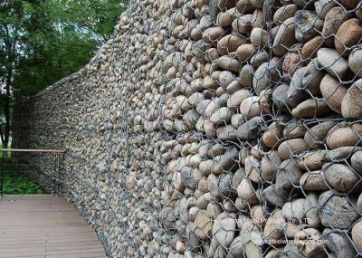 Hexgonal Gabion Wire Mesh / Galvanized Gabion Retaining Walls / Gabion Basket