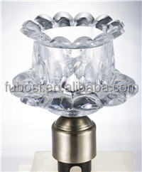 Fashion Crystal Glass Finials for Curtain Rod