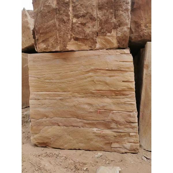 Подгонянное плакирование камня здания плакирования облицовки песчаника для внешних стен