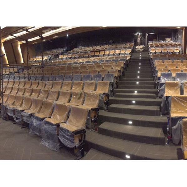 1.5mm Thick Church Auditorium Chairs University College Lecture Hall Seating