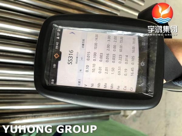 STAINLESS STEEL WELD TUBE A249 TP316L BRIGHT ANNEALED CONDENSER