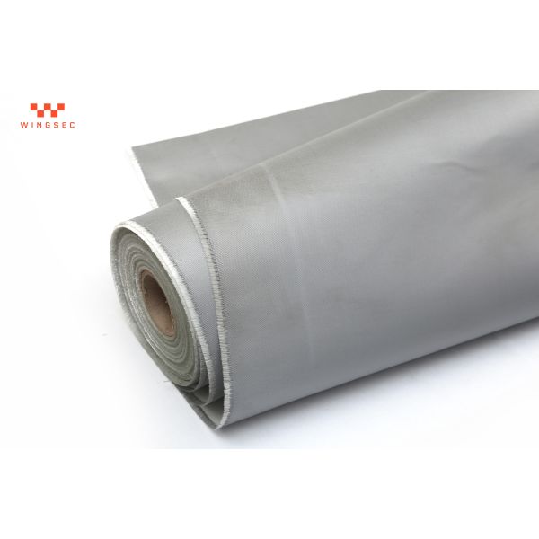 Tissu en fibre de verre enduit PU 425gsm, protection contre les éclaboussures chimiques