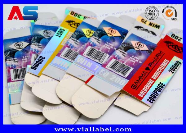 Oil Vial Box 20 Ml Vial Packaging Boxes / Medicine Paper Box Labels Of Diamond Pharmceutical