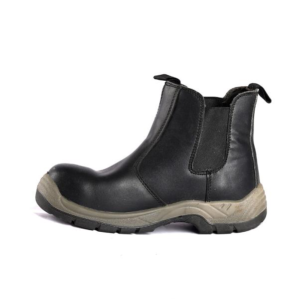 Shengjie Steel Sole Steel Toe Anti-Smash Insert Safety Footwear Rubber/EVA Injection Outsole Side Elastic Safety Shoes