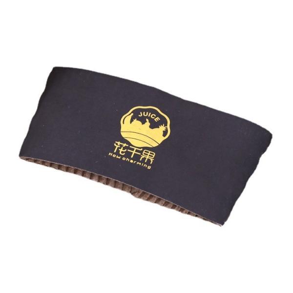 Double Corrugated Paper Cup Thick Paper Sleeve for Hot Drink Beverage Bubble Tea