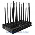 CT-2516 EUR 16 Bands 38W GSM CDAM 3G 4G 2.4Ghz 5Ghz GPS UHF VHF Jammer up to 50m