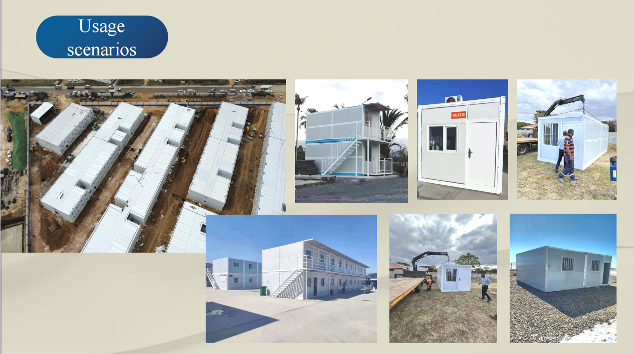 14m ² Medical Disaster Relief, Army Barracks, Post-disaster Reconstruction  Folding Container House