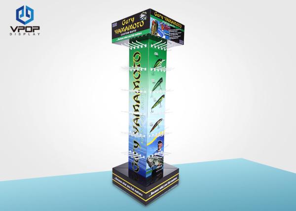 Retail Corrugated CardboardHook Display Rack Cardboard  Enviromental Friendly