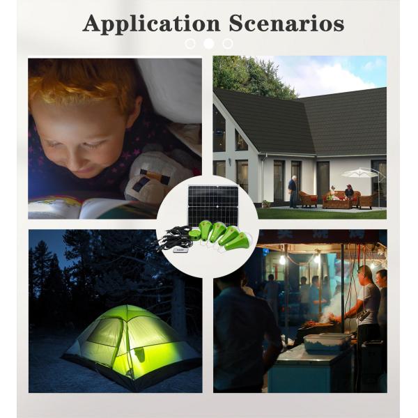 30 Вт белые солнечные батареи свет IP65 с батареей и инвертором для наружного использования