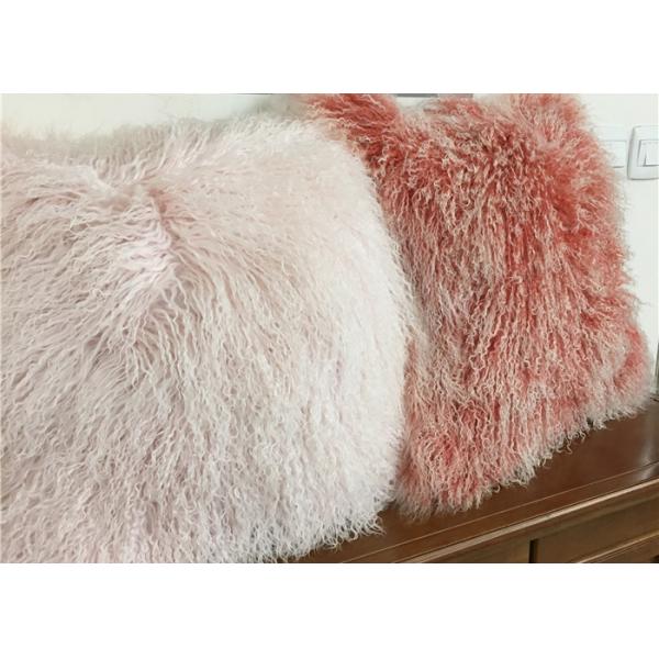 Mongolian Fur Pillow For Hotel Decorative