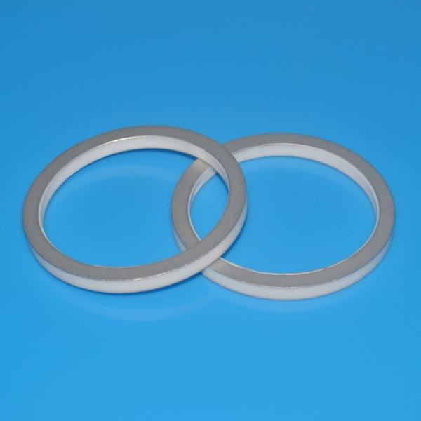Medical Accelerators Metallized Ceramic Insulator , Alumina Ceramic Liner Ring