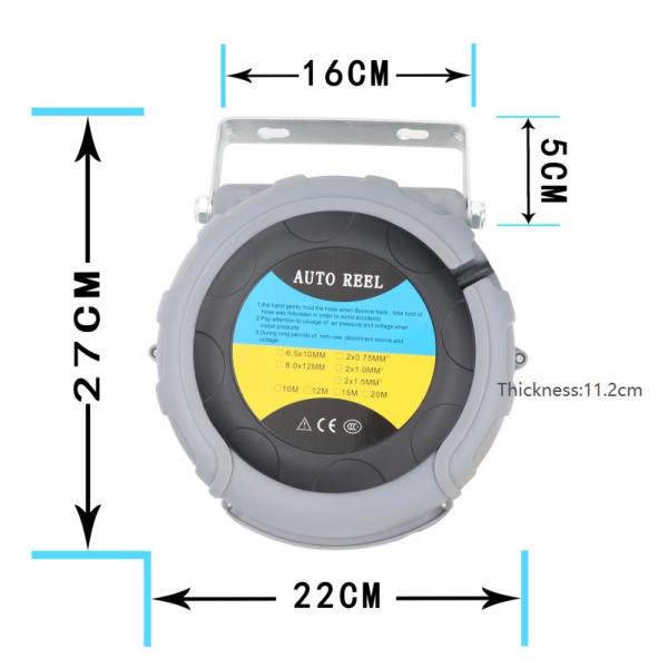 весна 4m HDMI 2,0 наматывает передвижной упор ABS вьюрка кабеля вьюрка HDMI шнура электрического кабеля на шнуре