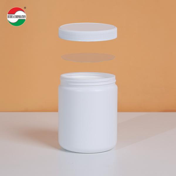 600ml Clear Plastic Cylinder HDPE Bottle For Medicine Packaging With Good Sealing Eco-Friendly HDPE600-D146