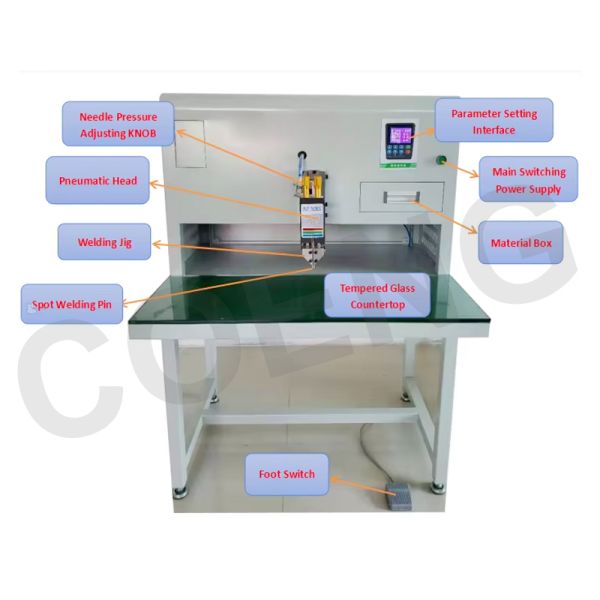 AC220V Electric Spot Welding Machine 2KW For Lithium Deep Cycle Battery