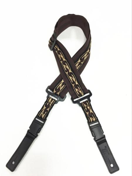 Professional Acoustic Guitar Neck Strap , Western Style Guitar Strap 