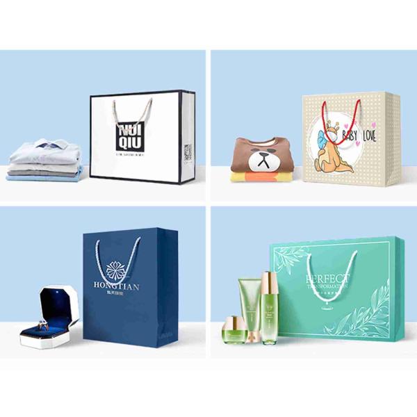 Personalized Pink Printed Paper Gift Bags Laminated Euro Tote Shopping Bags for Retail Shopping