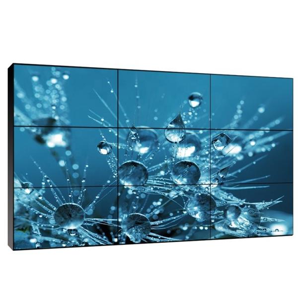 1.7mm Bezel Width Outdoor Advertising LCD Video Wall 1920*1080 9 Screen Tv Wall